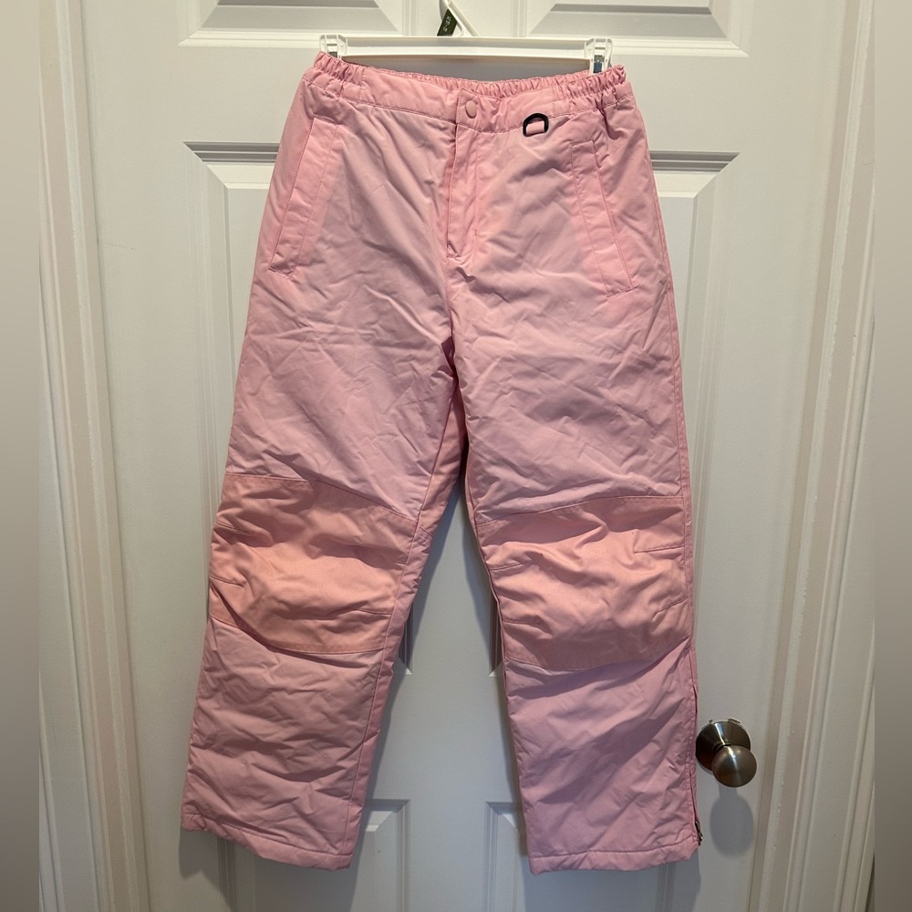 Lands' End Pink Kids Snow Pants